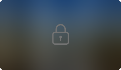 A locked media tile, blurred until it is unlocked